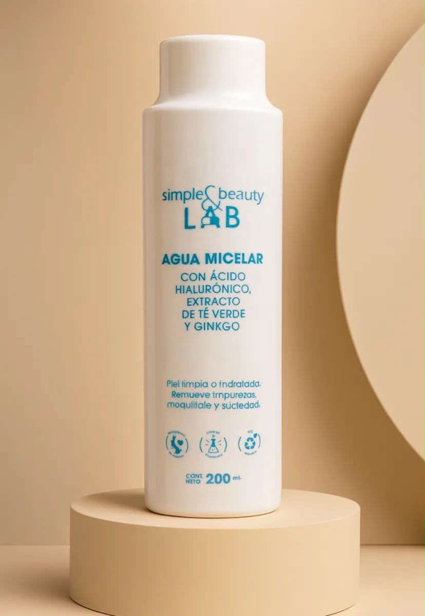 AGUA MICELAR con acido hialuronico