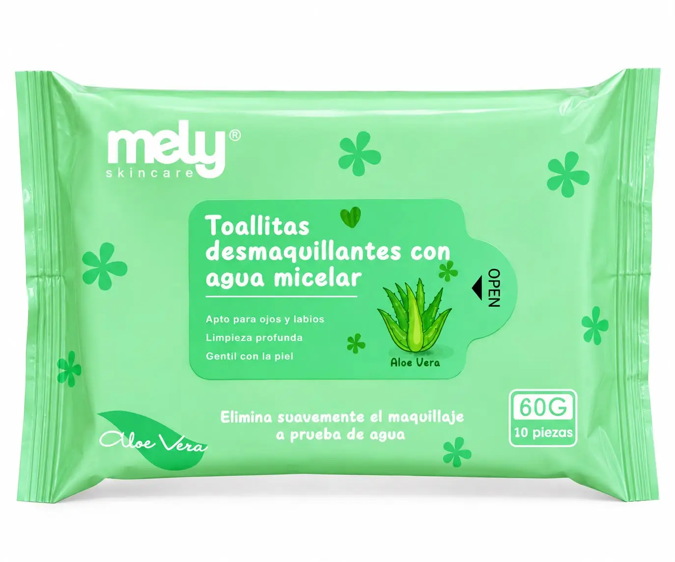 Toallita Desmaquillante Aloe Vera 