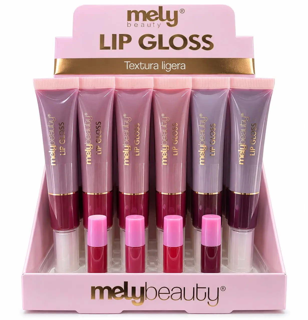 Lip gloss texturta ligera mely