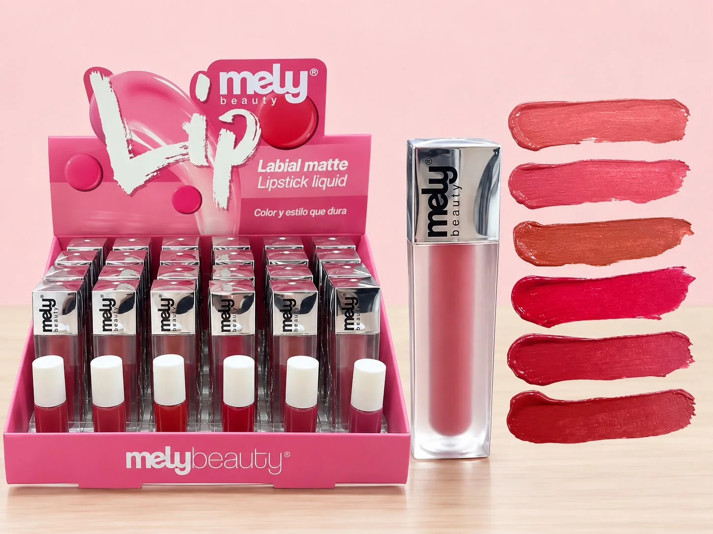 Labial Matte Lipstick mely