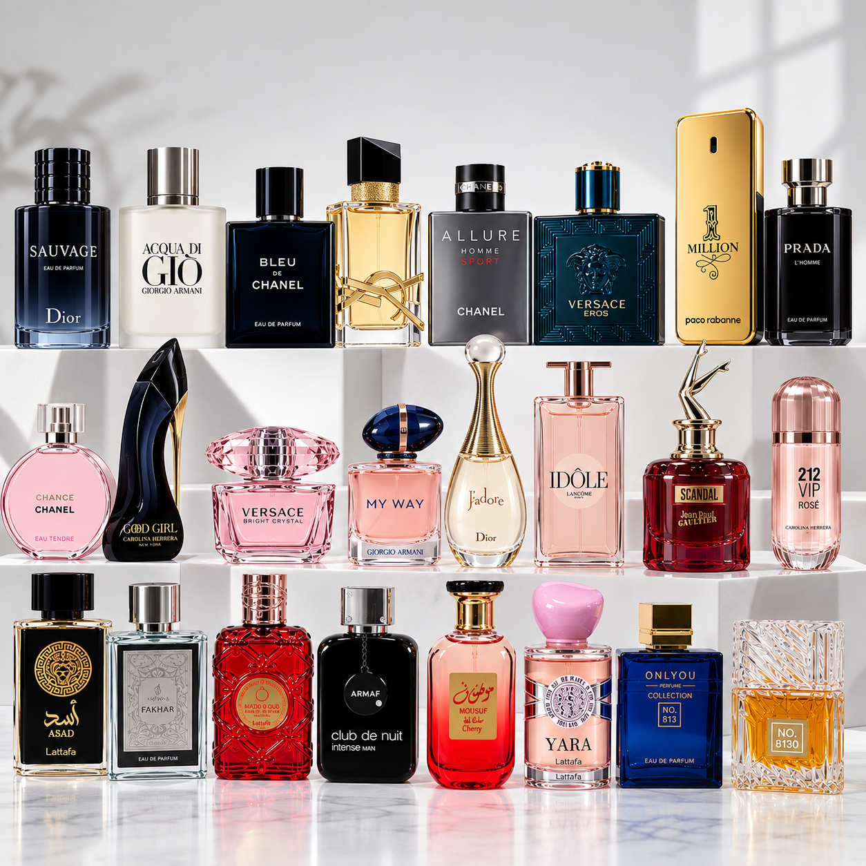 PERFUMES MINIATURA ARABES Y DE DISEÑADOR