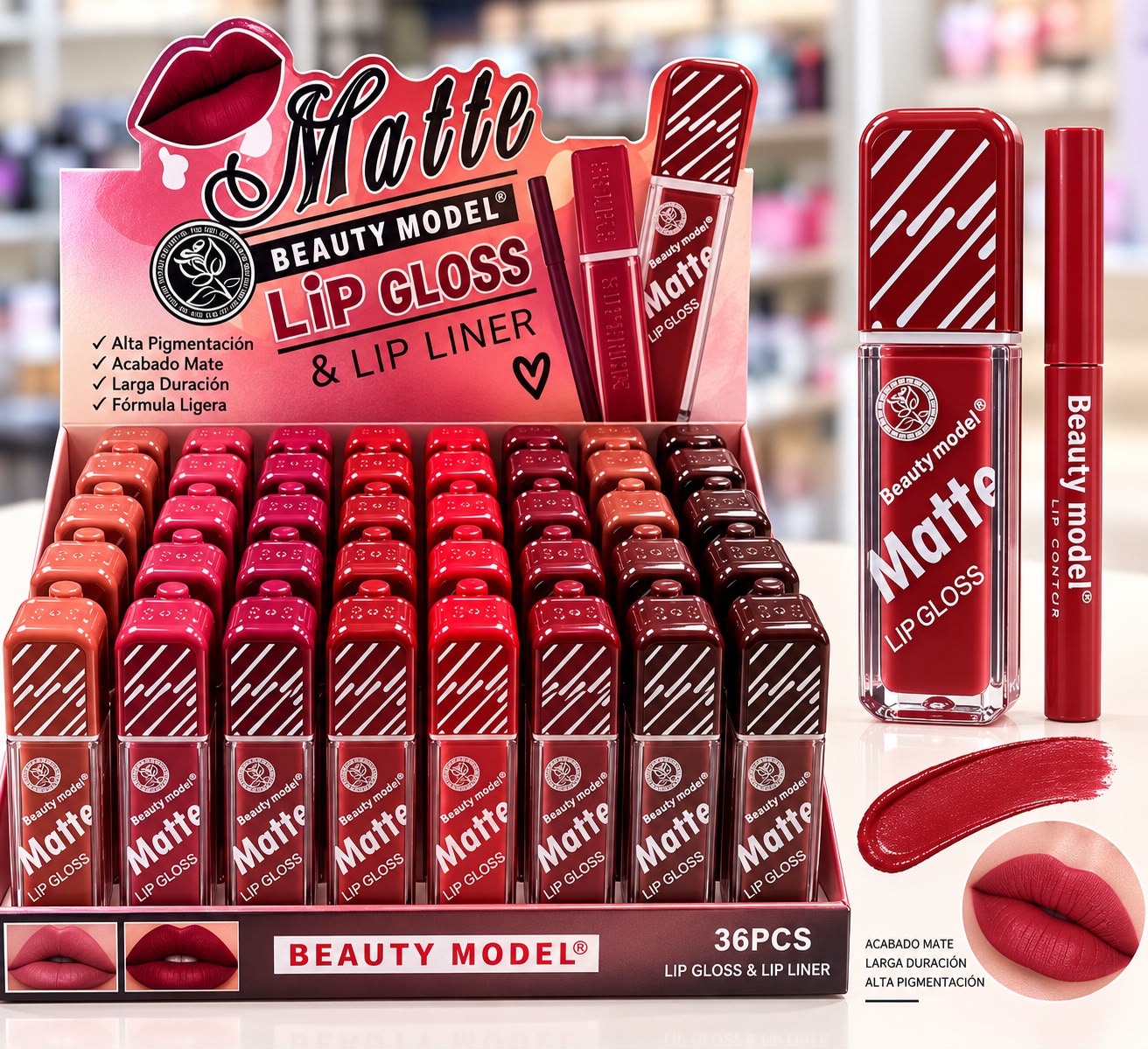 LIP COMBO LABIAL MATTE Y CONTORNO