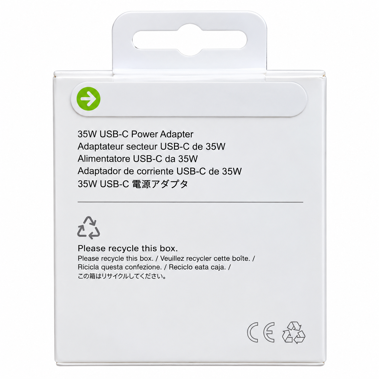 Adaptador 35W Tipo C Argentino Apple